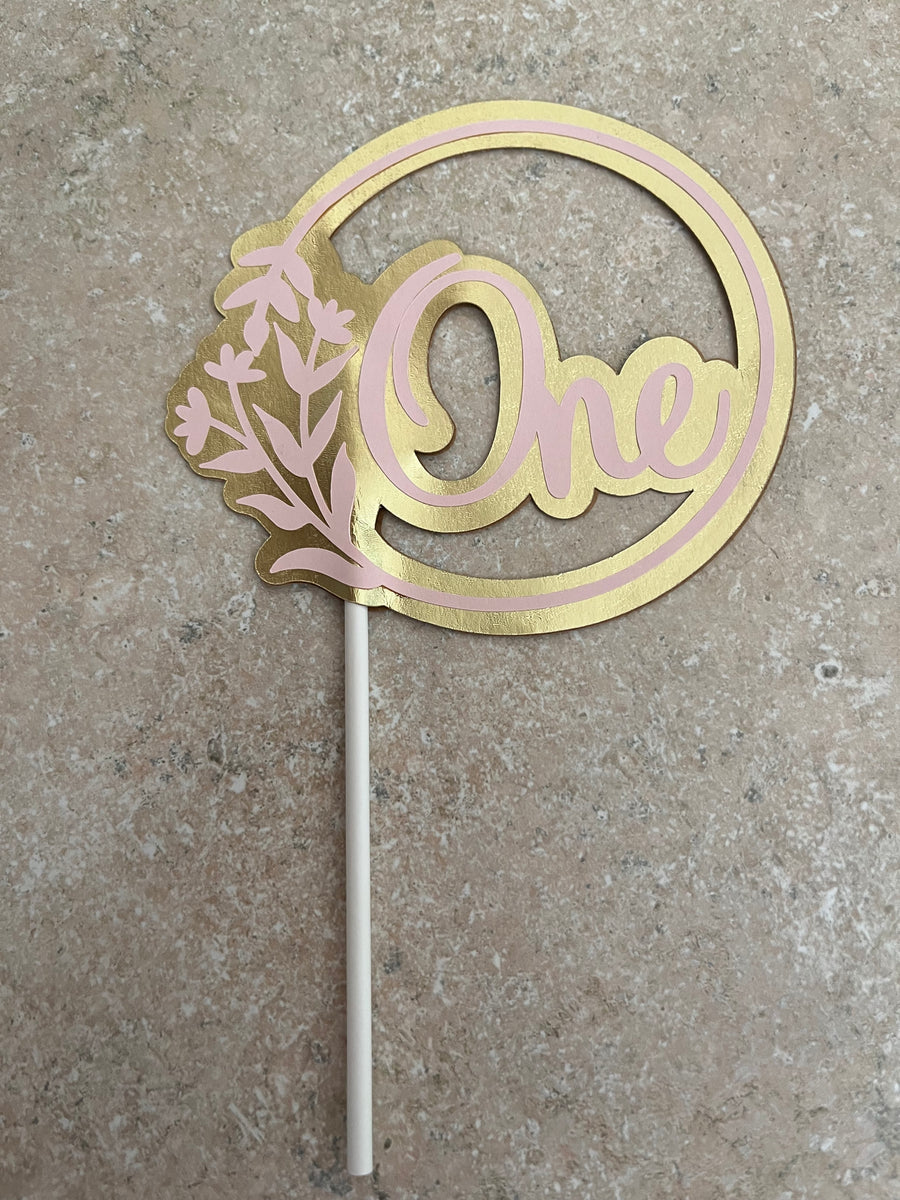 Personalized One cake topper, One party decoration, First birthday cak – JO  SEASONS CRAFTS