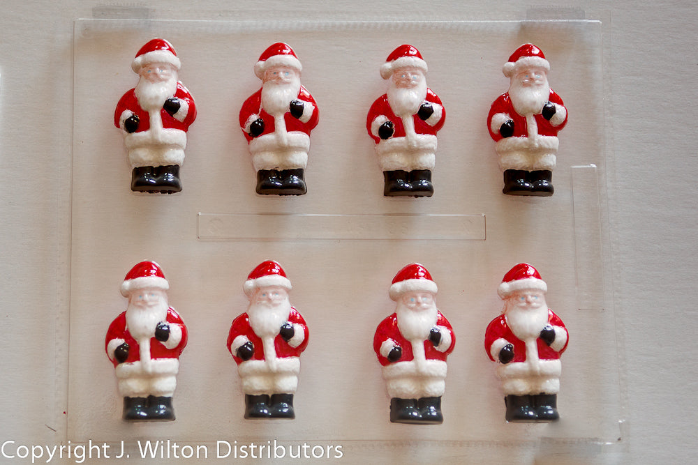 Candy Island Chocolate Mold 217 Standing Santa J.Wilton