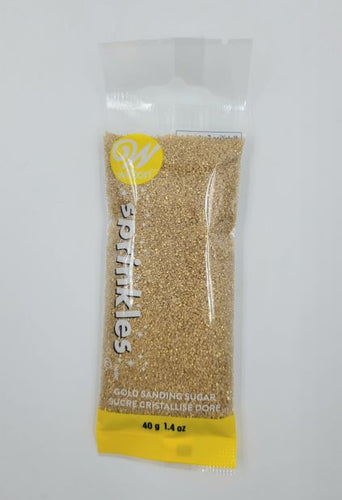 SPRINKLES POUCH 40g SUGAR GOLD