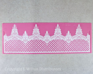 SILICONE 3D LACE MAT CROWN 14"x5"
