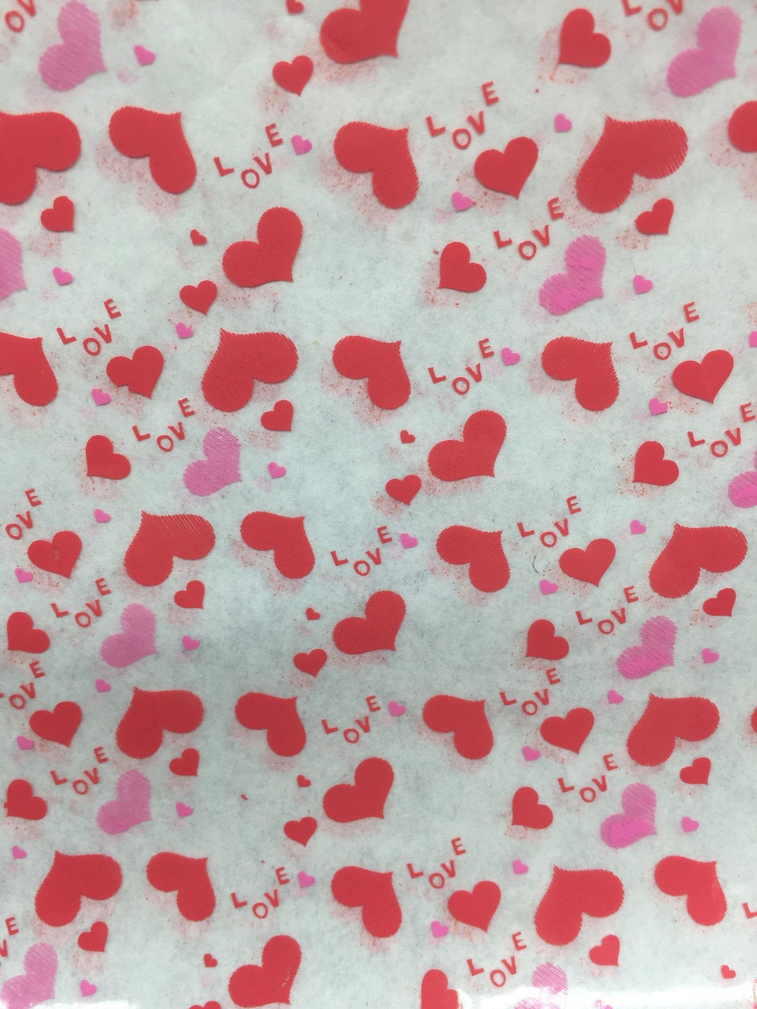 783007 Chocolate Transfer Sheets - Red Heart Love - Pack of 10 Shee