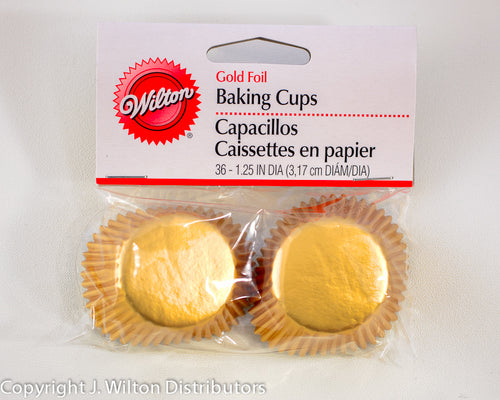 MINI BAKING CUP GOLD