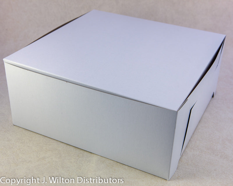 CAKE BOX 14x14x6 1PC WHITE    