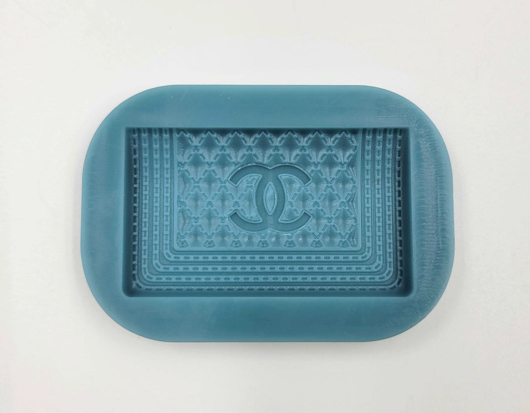 SILICONE MOLD IMPRINT CHANEL BAG APPROX. 1.5x2.25 1PC. – J.Wilton