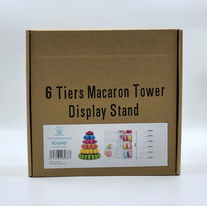 MACARON MINI TOWER DISPLAY STAND 6 TIERS