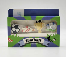 CANDLE SET SOCCER 4PC.