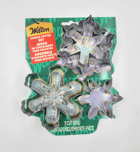 COOKI CUTTER SET XMAS SNOWFLAKE 7PC.