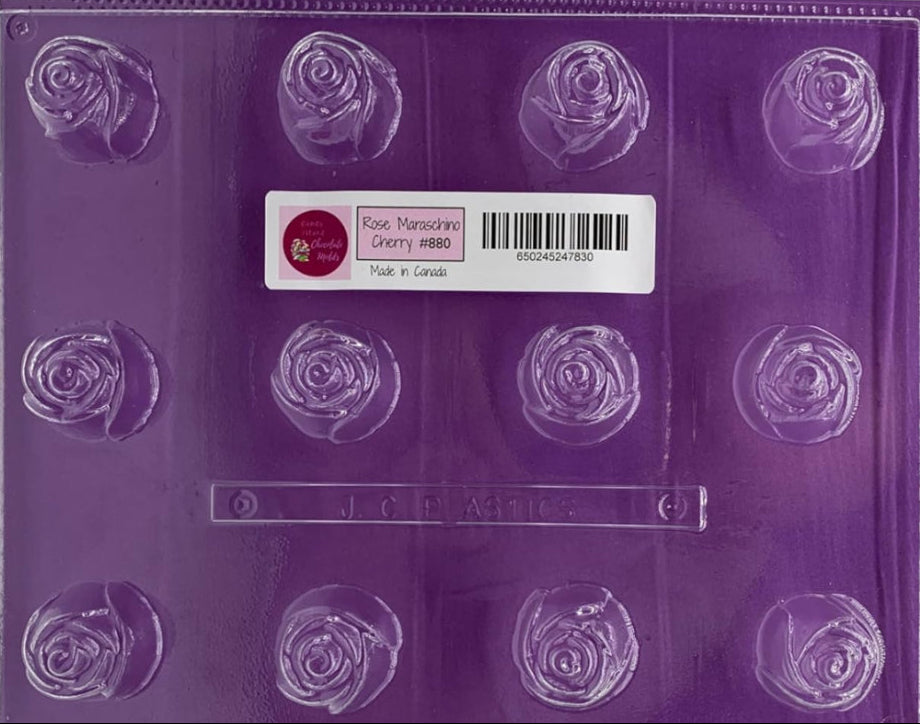 Candy Island Chocolate Mold  #880 - Cherry Rose