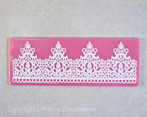 SILICONE LACE MAT 7.5"x2.75" CROWN