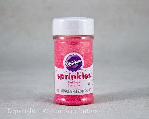 SUGAR SPRINKLES 3oz PINK      