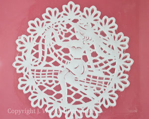 SILICONE LACE MAT 16"x4" LADY 1PC.