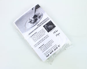 DISPOSABLE BAGS 14" 10PC CLEAR