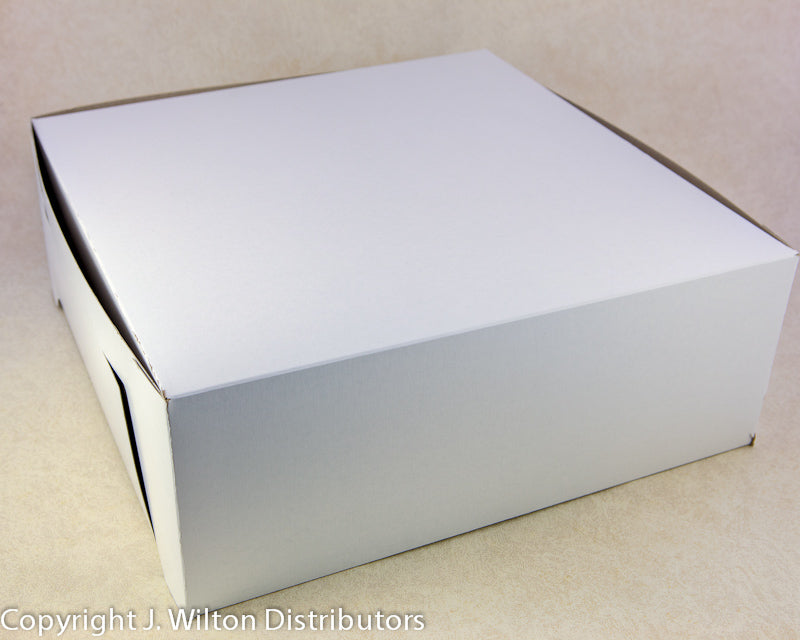 CAKE BOX 16x16x6 1PC WHITE  