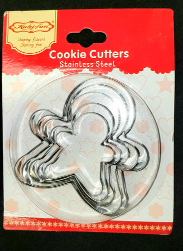 COOKIE CUTTER SET GINGERBREAD MAN 5PC.