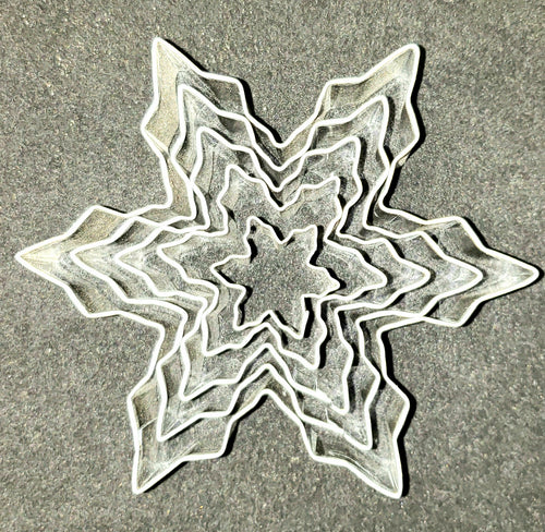 COOKIE CUTTER SET SNOWFLAKE1 5PC.