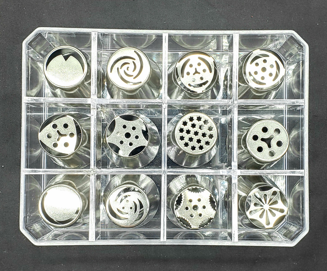 RUSSIAN PIPING TIPS 12PC.