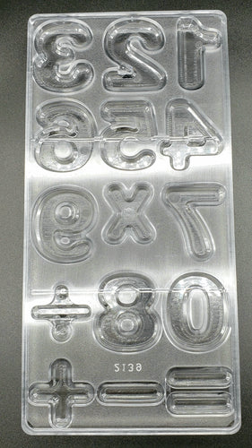 POLYCARBONATE CHOCOLATE MOLD NUMBERS & FUNCTION