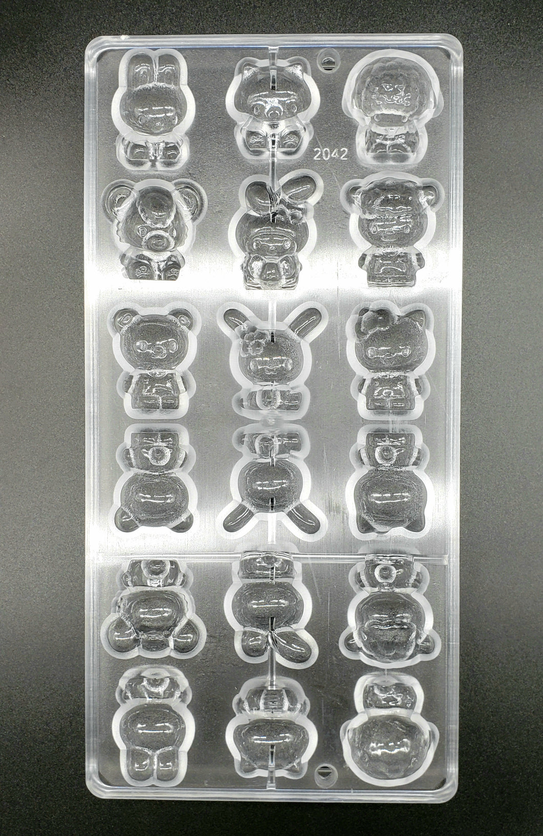 POLYCARBONATE CHOCOLATE MOLD HELLO KITTY & FRIENDS