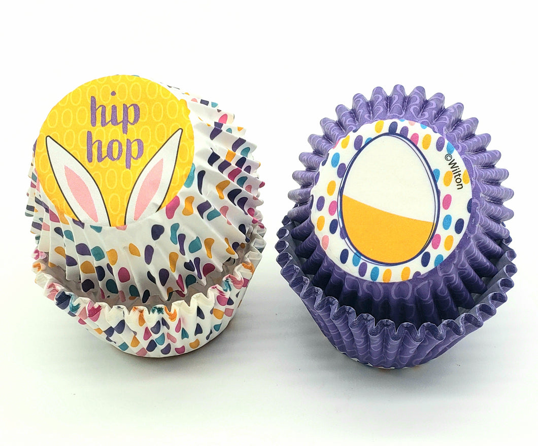 BAKING CUPS MINI EASTER HIP HOP 100PC.