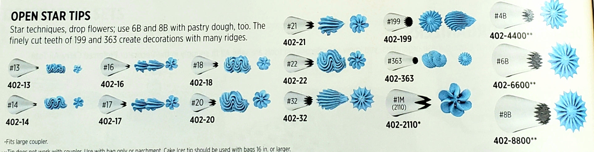 Flower Wilton Star Nozzle 2D Wilton Flower Nozzle Lakeland