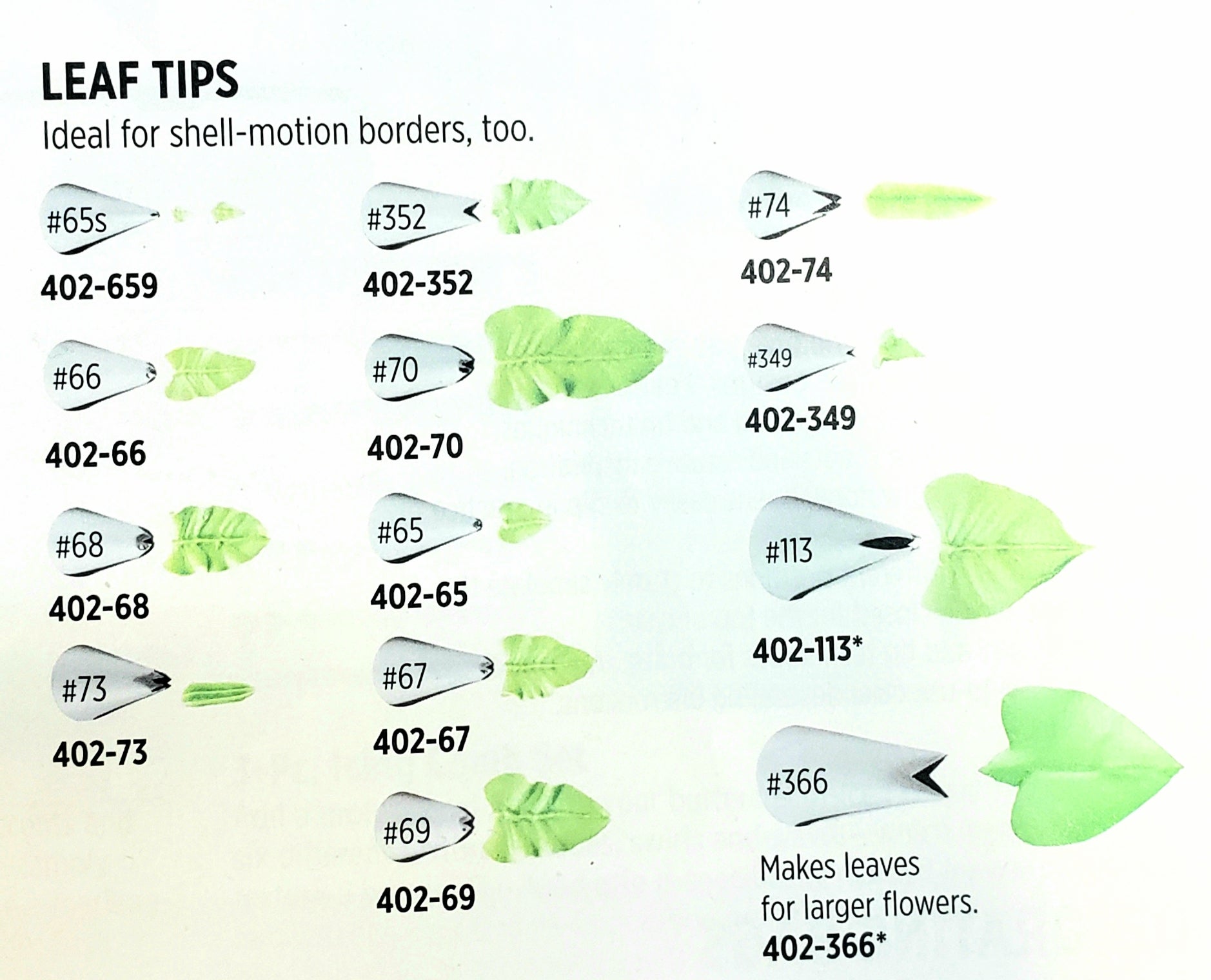 Wilton Tip 349 Leaf Tip 349 ShopBakersNook