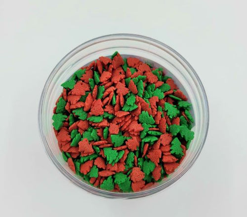 SPRINKLES XMAS 45g XMAS TREE RED/GREEN