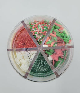 SPRINKLES 6 CELL XMAS TRADITIONAL MIX 192g