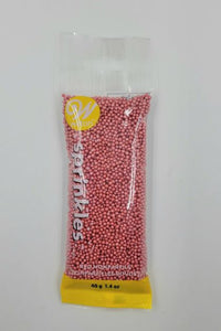 SPRINKLES POUCH 40g NONPAREILS RED