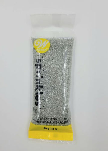 SPRINKLES POUCH 40g SUGAR SILVER