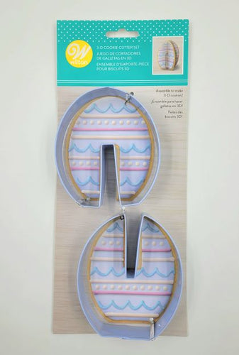 COOKIE CUTTER SET 3D EGG