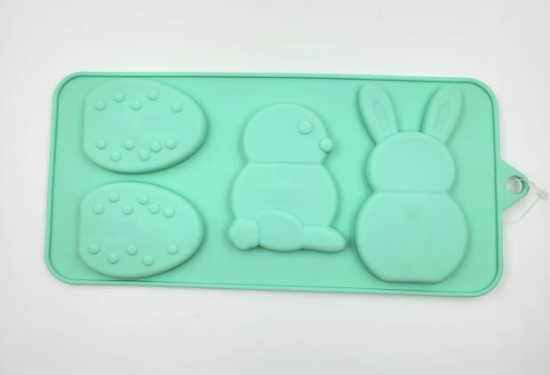 CANDY MOLD SILICONE 3D EGG & BUNNY