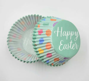BAKING CUP STANDARD "HAPPY EASTER" 75PC.