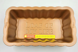LOAF PAN SCALLOP WITH WORDS 1PC.