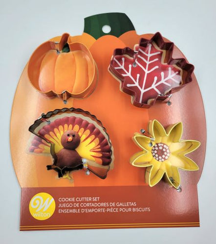 COOKIE CUTTER AUTUMN 4PC. ASSORTED