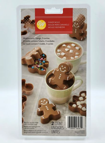 CANDY MOLD XMAS 3D GINGERBREAD MAN