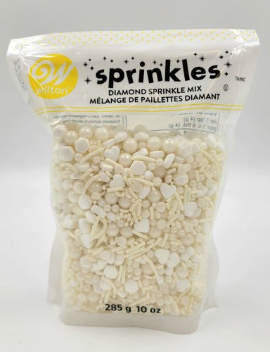 SPRINKLES POUCH WHITE DIAMOND 10oz.