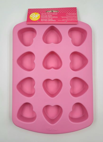 Wilton Mini Hearts Silicone Mold, 12-Cavity - Heart Shaped Mold - Imported  Products from USA - iBhejo