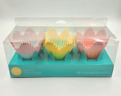 BAKING PETAL CUPS ASST OMBRE 72PC.