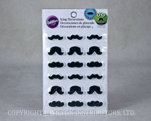 ICING DECORATION MUSTACHE SHAPES