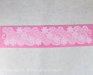 SILICONE LACE MAT FLOWER VINES 16"x3"