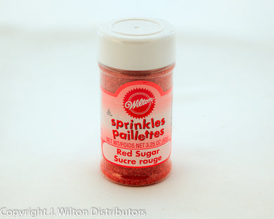 SUGAR SPRINKLES 3oz RED       