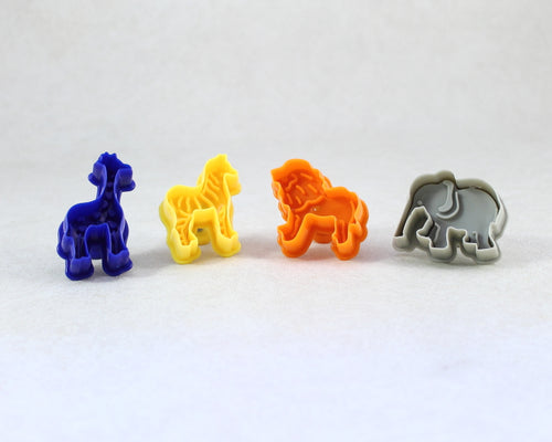 COOKIE CUTTER JUNGLE ANIMALS 4PC