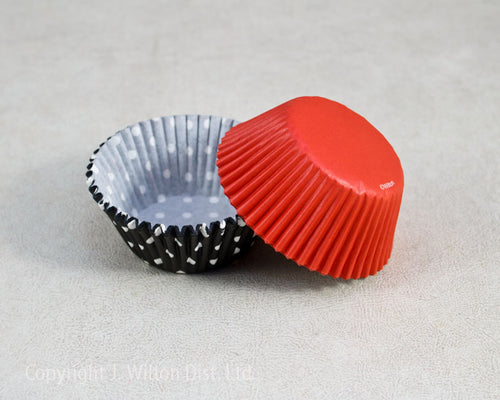 STANDARD BAKING CUP-DOTS-BLACK