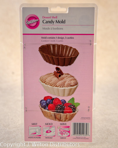 DESSERT SHELL MOLD 2PC  