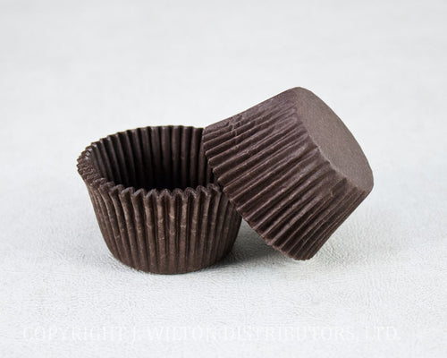 BAKING CUP 40x30mm 500pc. BROWN