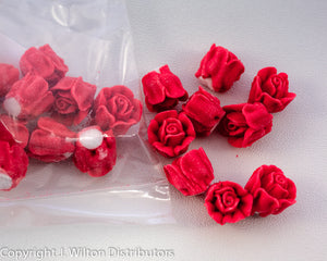 ROSE 1/2" 24PC RED