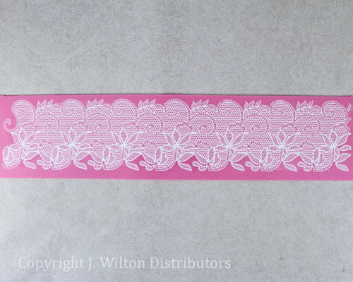 SILICONE LACE MAT FLOWERS W/ STEM
