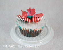 CUPCAKE DOME 2 PART 100PC. CLEAR