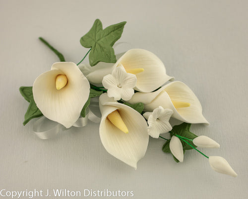 CALLA LILY SPRAY 1PC. WHITE