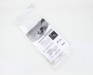 DISPOSABLE BAGS 21" 6PC CLEAR
